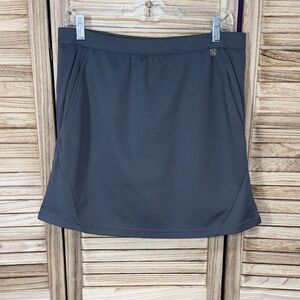 Swing Skort Gray Athletic Pockets Size M